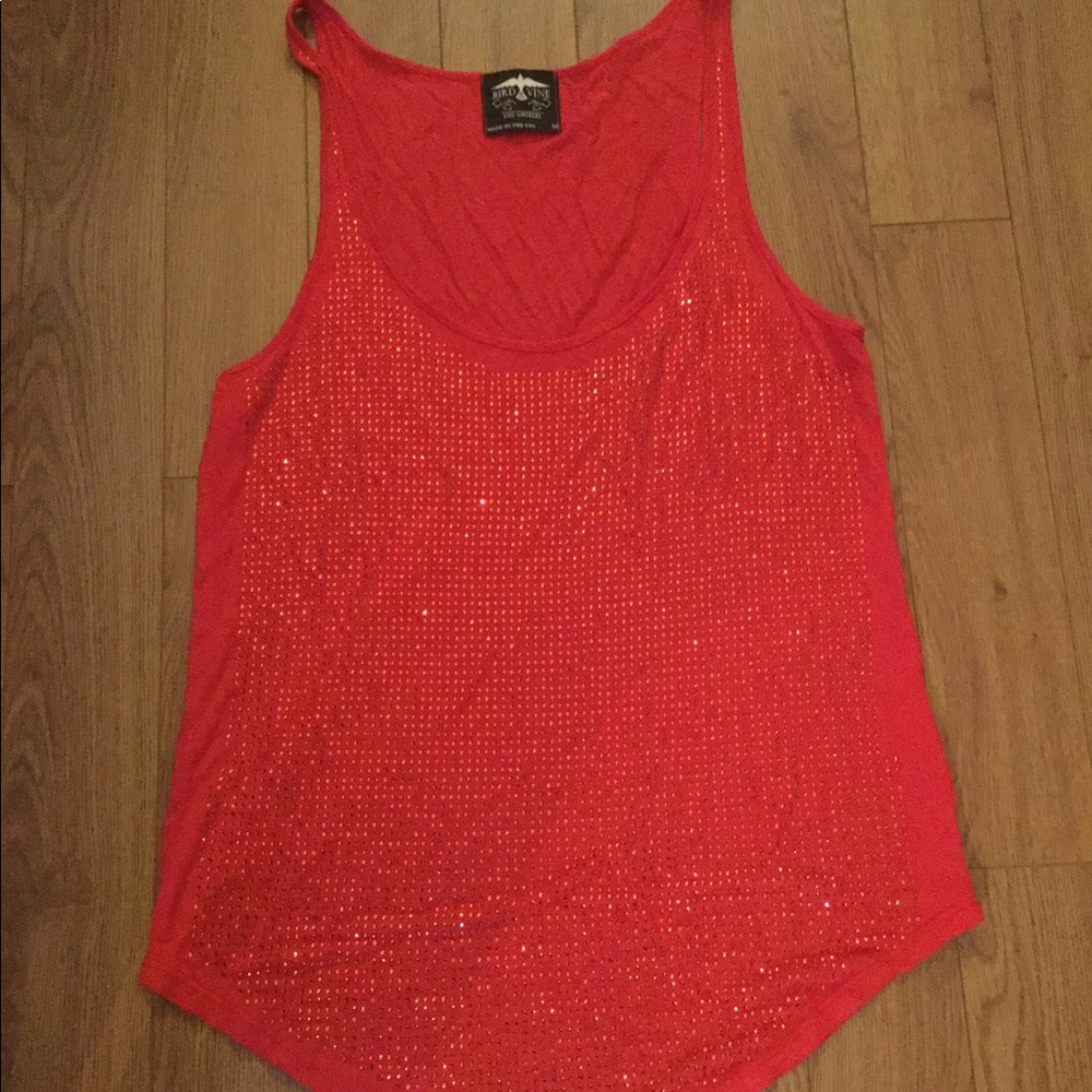 Bird &Vine Tops With Sequence - image 4